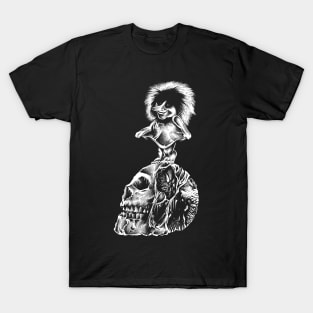 Norwegian Troll on a skull T-Shirt